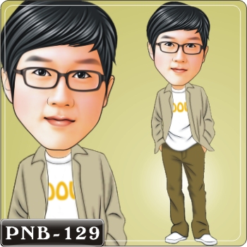 男生人像Q版漫畫 PNB-129